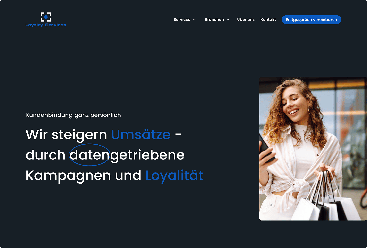Website Relaunch für Loyalty Services
