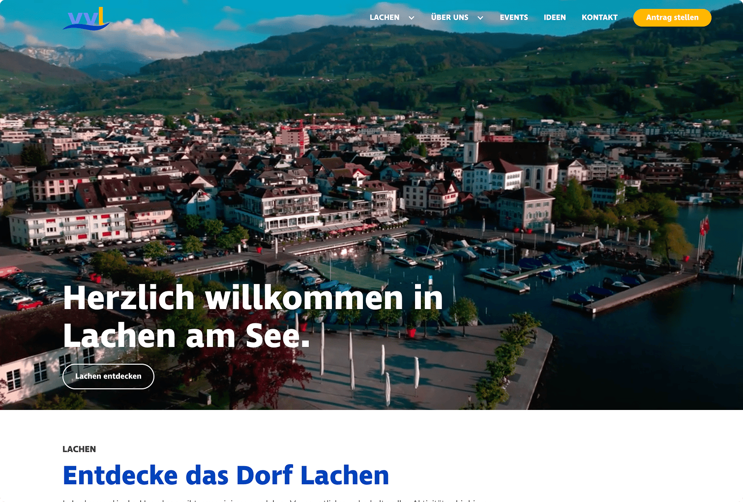 Website relaunch for the Verkehrsverein Lachen
